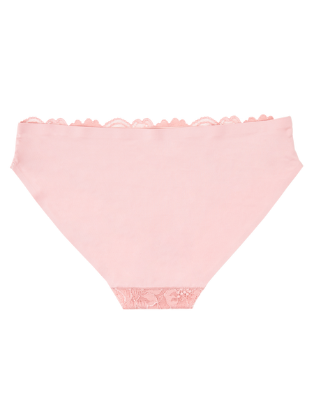 Lace Front Seamless Bikini - Rosé