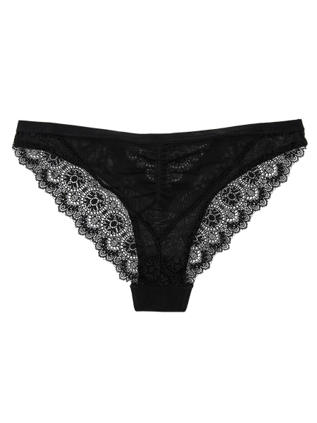 Romantic Lace Bikini - Midnight Black