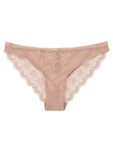 Romantic Lace Bikini - Nude