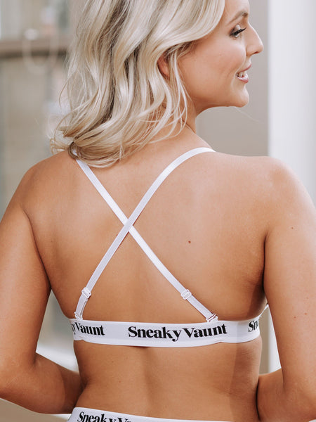 Triangle Bra - White