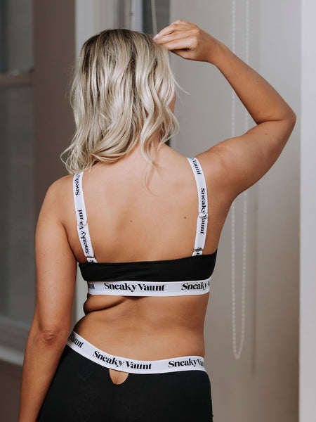 Keyhole Bra - Black
