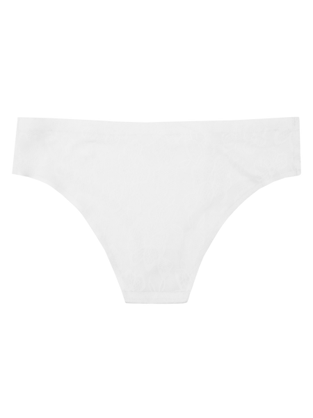 Seamless Hipster Lace Print - Snow White