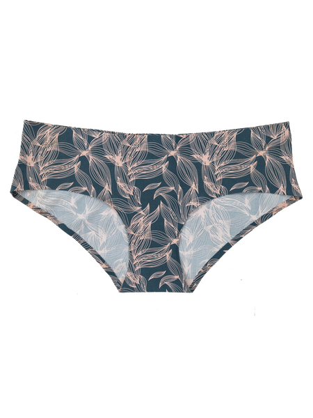 Seamless Hipster - Blue Leaf