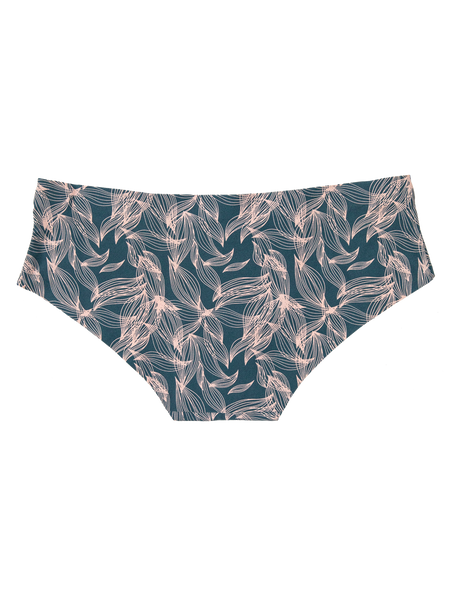 Seamless Hipster - Blue Leaf