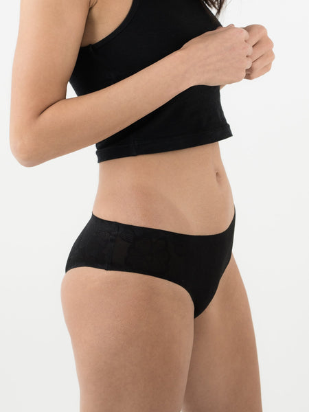 Seamless Hipster Lace Print - Black