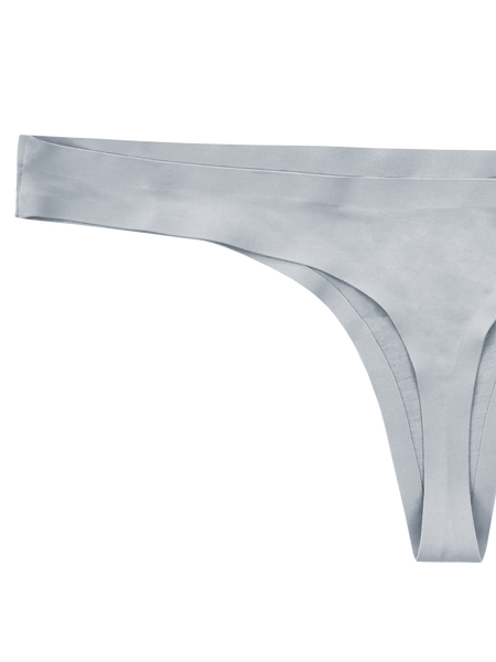 Seamless Thong - Pearl Grey