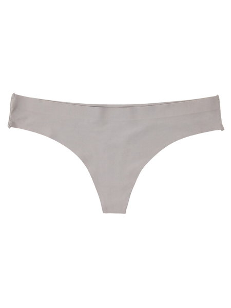 Seamless Thong - Pewter Grey