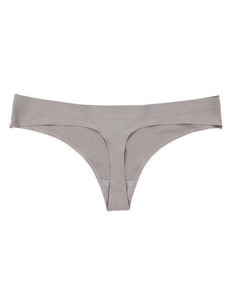 Seamless Thong - Pewter Grey