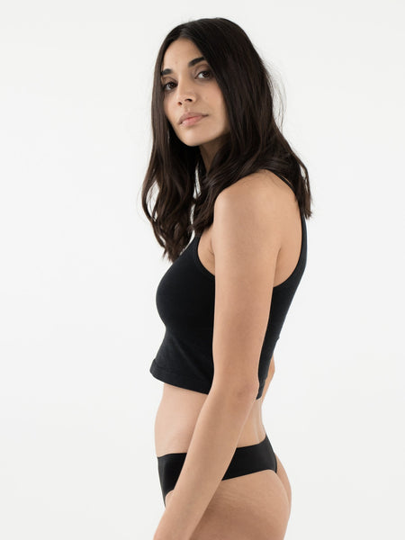 Seamless Thong Lace Print - Midnight Black