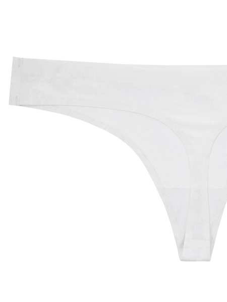 Seamless Thong Lace Print - Snow White