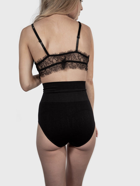 Tummy Cinching Bikini - Black