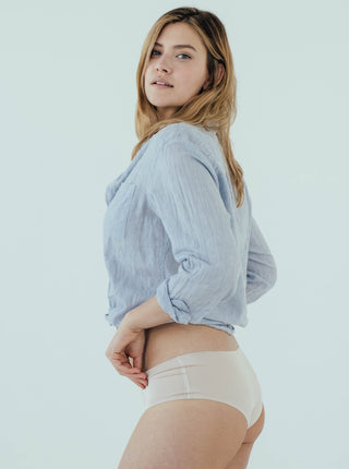 Seamless Hipster Sneaky Vaunt Panties Warm Beige size S