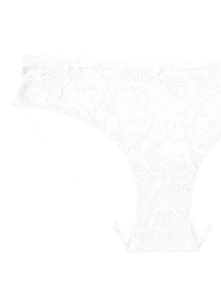 Lace Front Seamless, White