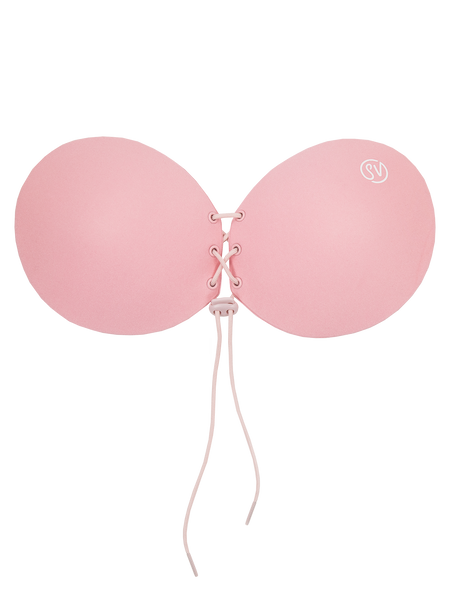 Buy Lure Wear Baby Pink Cotton Push Up Bra at
