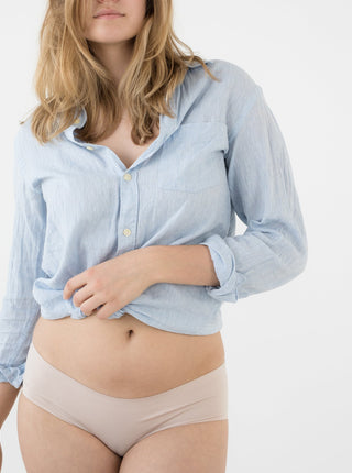 Seamless Hipster Sneaky Vaunt Panties Warm Beige size M