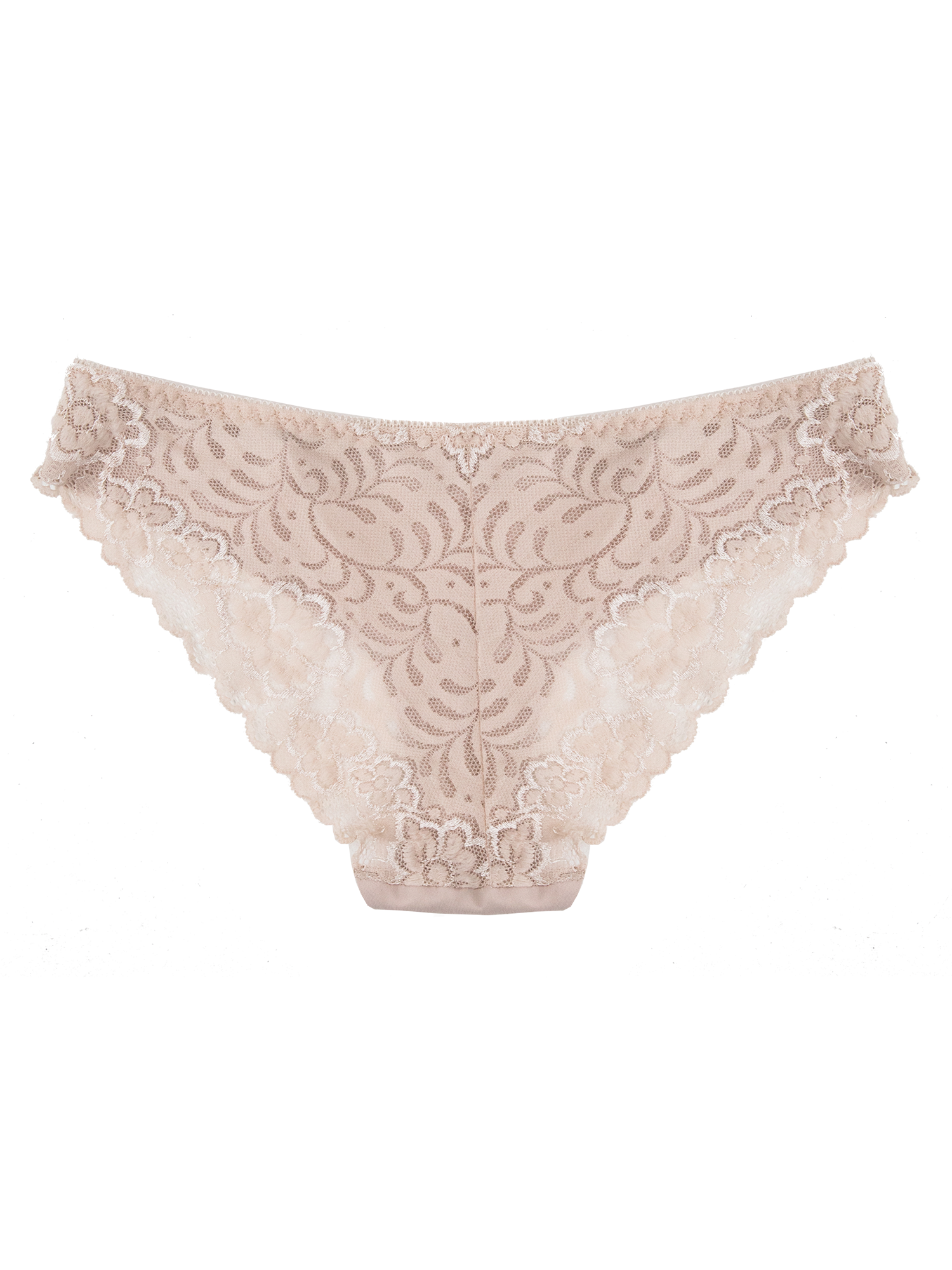 Seamless Lace Back Bikini | Nude | Sneaky Vaunt